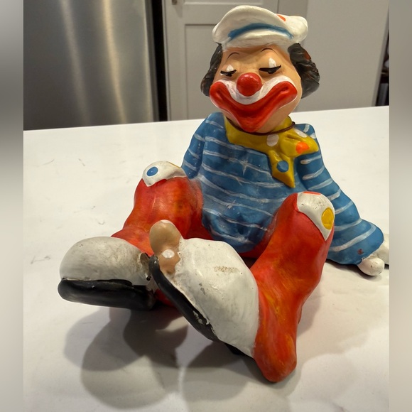 Other - Vintage Annette Little “Here Come the Clowns” Sculpture – Signed